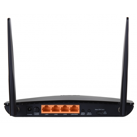 TP-Link Archer MR500 V1 - Wireless router - WWAN 4-port switch - 1GbE - Wi-Fi 5 - Dual Band - 3G, 4G - 3