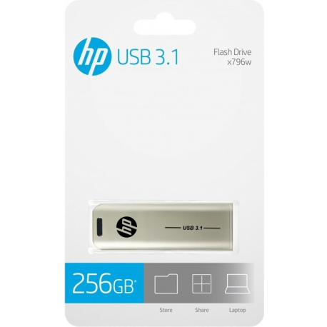 HP x796w - USB flash drive - 256 GB - USB 3.1 Gen 1 - 4