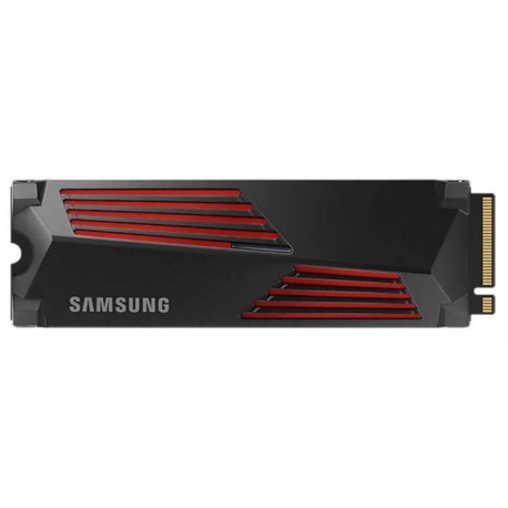 Samsung 990 PRO MZ-V9P1T0CW - SSD - encrypted - 1 TB - internal - M.2 2280 - PCIe 4.0 x4 (NVMe) - 256-bit AES - TCG Opal Encryption 2.0 - integrated heatsink - for Sony PlayStation 5 - 0