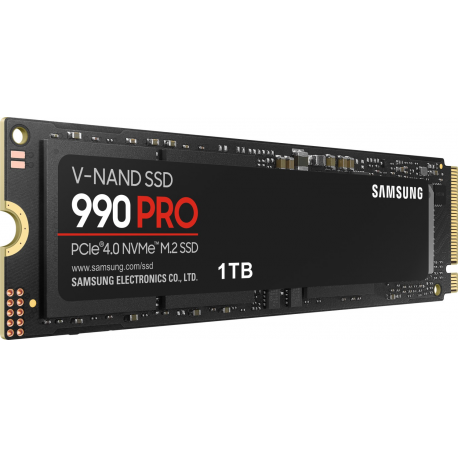 Samsung 990 PRO MZ-V9P1T0CW - SSD - encrypted - 1 TB - internal - M.2 2280 - PCIe 4.0 x4 (NVMe) - 256-bit AES - TCG Opal Encryption 2.0 - integrated heatsink - for Sony PlayStation 5 - 1