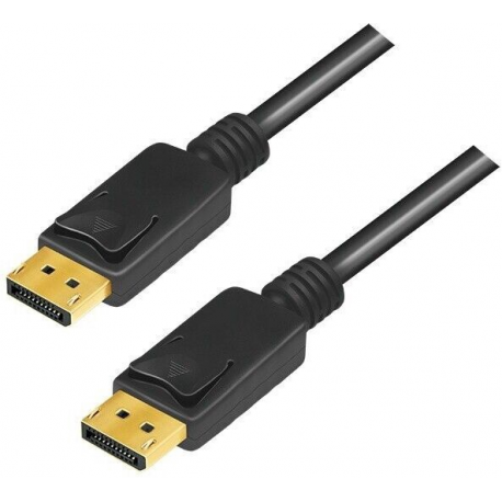 LogiLink - DisplayPort cable - DisplayPort (M) latched to DisplayPort (M) latched - 5 m - 8K support, FEC - black - 0