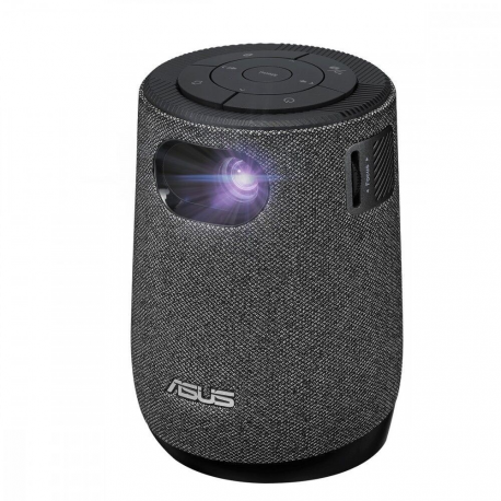 ASUS ZenBeam Latte L1 - DLP projector - LED - 300 lumens - 1280 x 720 - 16:9 - 720p - short-throw fixed lens - Wi-Fi / Bluetooth - grey, black - 0