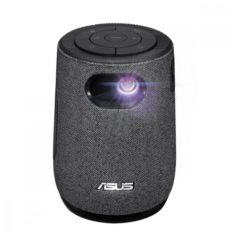 ASUS ZenBeam Latte L1 - DLP projector - LED - 300 lumens - 1280 x 720 - 16:9 - 720p - short-throw fixed lens - Wi-Fi / Bluetooth - grey, black - 2