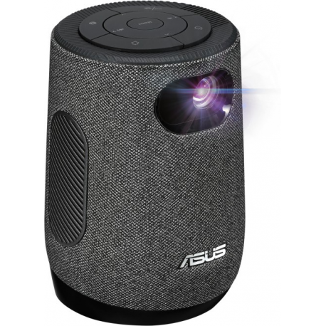 ASUS ZenBeam Latte L1 - DLP projector - LED - 300 lumens - 1280 x 720 - 16:9 - 720p - short-throw fixed lens - Wi-Fi / Bluetooth - grey, black - 6