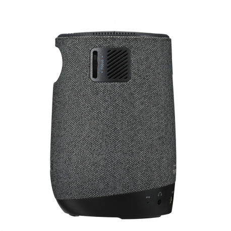 ASUS ZenBeam Latte L1 - DLP projector - LED - 300 lumens - 1280 x 720 - 16:9 - 720p - short-throw fixed lens - Wi-Fi / Bluetooth - grey, black - 11