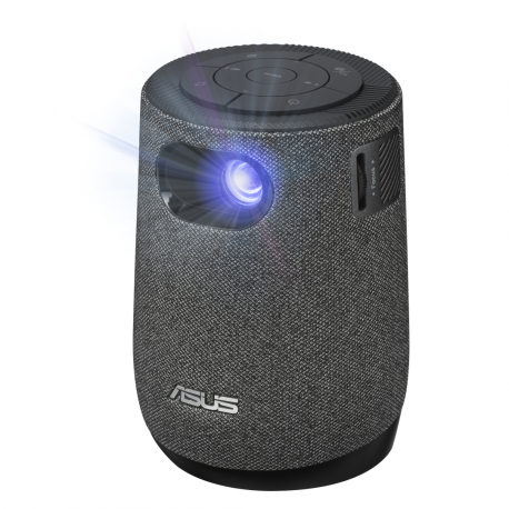 ASUS ZenBeam Latte L1 - DLP projector - LED - 300 lumens - 1280 x 720 - 16:9 - 720p - short-throw fixed lens - Wi-Fi / Bluetooth - grey, black - 13
