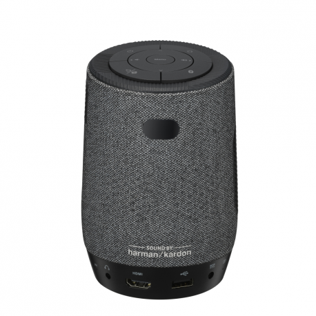 ASUS ZenBeam Latte L1 - DLP projector - LED - 300 lumens - 1280 x 720 - 16:9 - 720p - short-throw fixed lens - Wi-Fi / Bluetooth - grey, black - 17