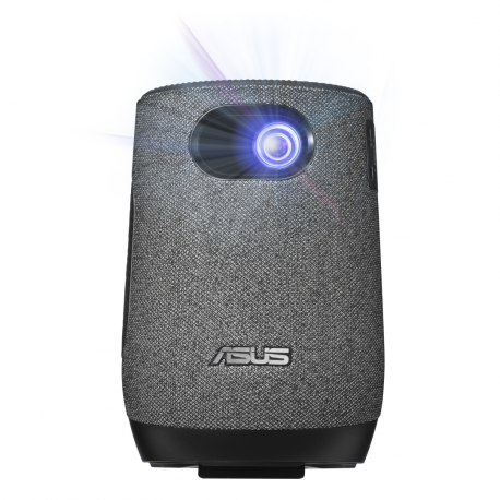 ASUS ZenBeam Latte L1 - DLP projector - LED - 300 lumens - 1280 x 720 - 16:9 - 720p - short-throw fixed lens - Wi-Fi / Bluetooth - grey, black - 18