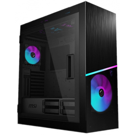 MSI MPG SEKIRA 500X - Tower - extended ATX - windowed side panel (tempered glass) - no power supply (ATX) - black - USB / Audio - 0