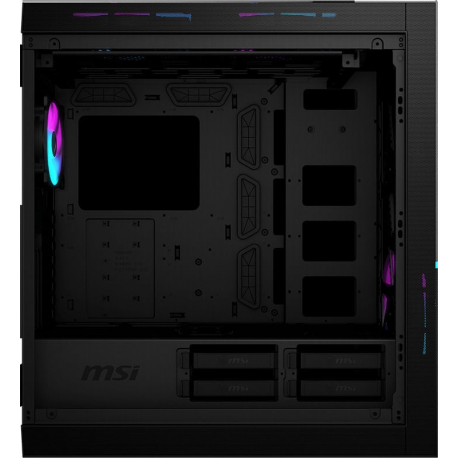 MSI MPG SEKIRA 500X - Tower - extended ATX - windowed side panel (tempered glass) - no power supply (ATX) - black - USB / Audio - 3