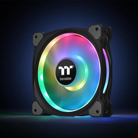 Thermaltake Riing Duo 12 RGB Radiator Fan TT - Premium Edition - case fan - 120 mm (pack of 3) - 8