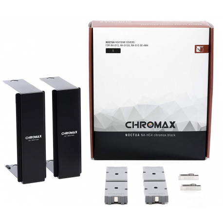 Noctua chromax NA-HC4 - Heatsink cover kit - chromax.black - for Noctua NH-D15, NH-D15S - 2