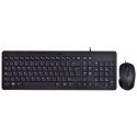 HP 150 - Keyboard and mouse set - USB - black - for HP 21, 22, 24, 27; Pavilion 24, 27, TP01; Pavilion Laptop 13, 14, 15