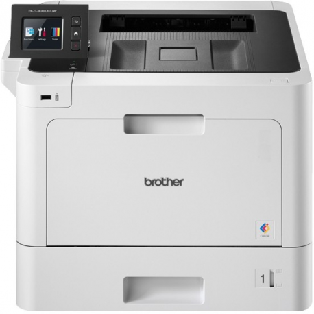 Brother HL-L8360CDW - Printer - colour - Duplex - laser - A4/Legal - 2400 x 600 dpi - up to 31 ppm (mono) / up to 31 ppm (colour) - capacity: 300 sheets - USB 2.0, Gigabit LAN, Wi-Fi(n), USB host, NFC - with Brother PRINT AirBag for 400000 pages - 3