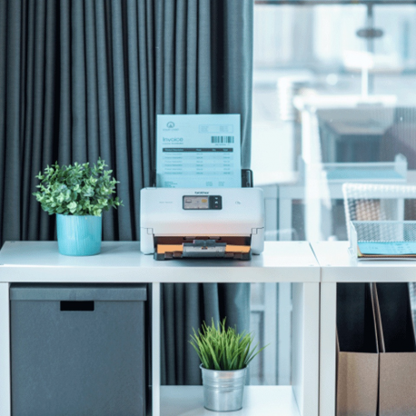 Brother ADS-4500W - Document scanner - Dual CIS - Duplex - A4 - 600 dpi x 600 dpi - up to 35 ppm (mono) / up to 35 ppm (colour) - ADF (60 sheets) - up to 5250 scans per day - USB 3.0, Gigabit LAN, Wi-Fi(n), USB 2.0 (Host) - 4