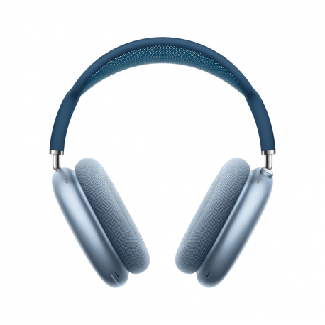 Apple AirPods Max - Headphones with mic - full size - Bluetooth - wireless - active noise cancelling - sky blue - 0