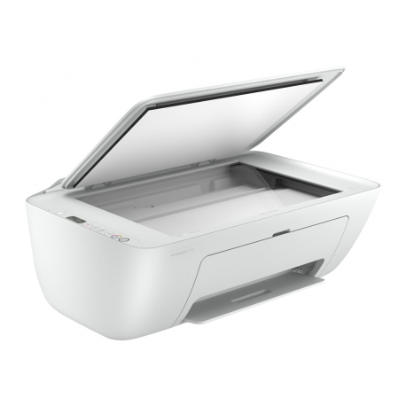 HP Deskjet 2710e All-in-One - Multifunction printer - colour - ink-jet - 216 x 297 mm (original) - A4 / Legal (media) - up to 6 ppm (copying) - up to 7.5 ppm (printing) - 60 sheets - USB 2.0, Bluetooth, Wi-Fi(n) - white - HP Instant Ink eligible - 0
