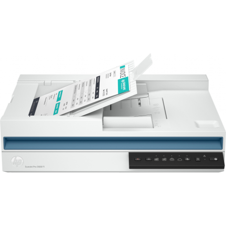HP Scanjet Pro 3600 f1 - Document scanner - Contact Image Sensor (CIS) - Duplex - A4 / Letter - 600 dpi x 600 dpi - up to 30 ppm (mono)  /  up to 30 ppm (colour) - ADF (60 sheets) - up to 3000 scans per day - USB 3.0 - 0