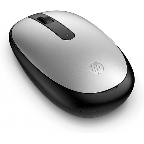HP 240 - Mouse - right and left-handed - optical - 3 buttons - wireless - Bluetooth 5.1 - USB wireless receiver - pike silver - for ENVY Laptop 13, 16, 17; Laptop 15, 17; Pavilion 32 - 0