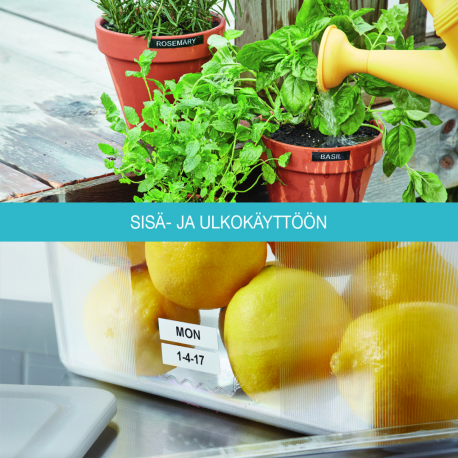 DYMO D1 - Self-adhesive - white on black - Roll (1.2 cm x 3 m) 1 cassette(s) label tape - for LabelMANAGER 100, 150, 160, 200, 210, 220, 260, 280, 300, 360, 420, 450; MobileLabeler - 17