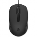 HP 150 - Mouse - right and left-handed - optical - wired - USB - black - for Victus by HP Laptop 16; Laptop 14, 15, 17; Pavilion Plus Laptop 14; Pavilion x360 Laptop
