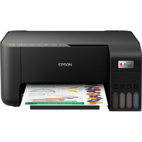 Epson EcoTank ET-2815 - Multifunction printer - colour - ink-jet - refillable - A4 (media) - up to 10 ppm (printing) - 100 sheets - USB, Wi-Fi - black - 0