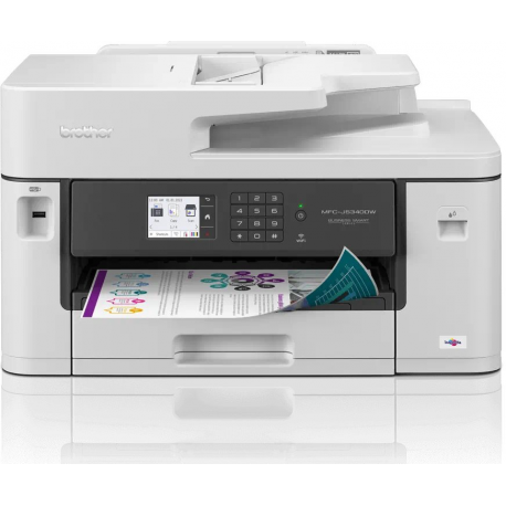 Brother MFC-J5340DWE - Multifunction printer - colour - ink-jet - A3/Ledger (media) - up to 28 ppm (printing) - 250 sheets - 14.4 Kbps - USB 2.0, LAN, Wi-Fi(n), USB host - 0