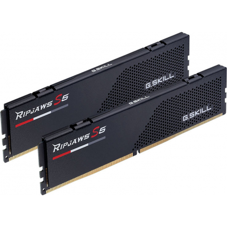G.Skill Ripjaws S5 - DDR5 - kit - 64 GB: 2 x 32 GB - DIMM 288-pin low profile - 6000 MHz / PC5-48000 - CL32 - 1.4 V - unbuffered - non-ECC - matte black - 1