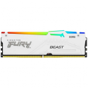 Kingston FURY Beast RGB - DDR5 - kit - 64 GB: 2 x 32 GB - DIMM 288-pin - 3000 MHz / PC5-48000 - CL36 - 1.35 V - unbuffered - on-die ECC - white