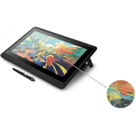 Wacom Cintiq 16 - Digitiser w / LCD display - 34.5 x 19.4 cm - electromagnetic - wired - HDMI, USB 2.0 - 4