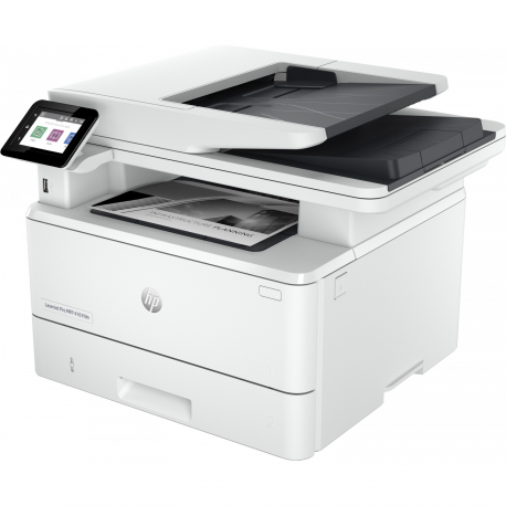 HP LaserJet Pro MFP 4102fdwe - Multifunction printer - B / W - laser - Legal (216 x 356 mm) (original) - A4 / Legal (media) - up to 38 ppm (copying) - up to 40 ppm (printing) - 350 sheets - 33.6 Kbps - USB, USB 2.0, Gigabit LAN, Bluetooth, Wi-Fi(n), USB host - 2