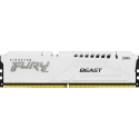 Kingston FURY Beast - DDR5 - module - 16 GB - DIMM 288-pin - 2600 MHz / PC5-41600 - CL40 - 1.25 V - unbuffered - on-die ECC - white