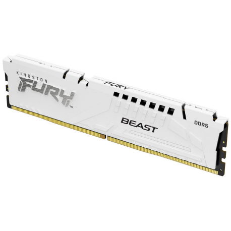 Kingston FURY Beast - DDR5 - kit - 64 GB: 2 x 32 GB - DIMM 288-pin - 5600 MHz / PC5-44800 - CL36 - 1.25 V - unbuffered - on-die ECC - white - 1