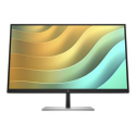 HP E27u G5 - E-Series - LED monitor - 27" (27" viewable) - 2560 x 1440 QHD @ 75 Hz - IPS - 350 cd / m² - 1000:1 - 5 ms - HDMI, DisplayPort, USB-C - black head, black and silver (stand)