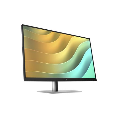 HP E27u G5 - E-Series - LED monitor - 27" (27" viewable) - 2560 x 1440 QHD @ 75 Hz - IPS - 350 cd / m² - 1000:1 - 5 ms - HDMI, DisplayPort, USB-C - black head, black and silver (stand) - 2