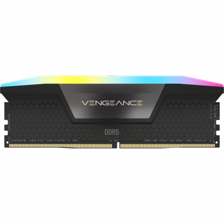 CORSAIR Vengeance RGB - DDR5 - kit - 192 GB: 4 x 48 GB - DIMM 288-pin - 5200 MHz / PC5-41600 - CL38 - 1.25 V - black - 0