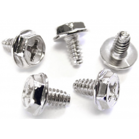 StarTech.com Replacement PC Mounting Screws #6-32 x 1 / 4in Long Standoff - Screw kit - silver - 0.2 in (pack of 50) - SCREW6_32 - Screw kit - silver - 0.6 cm (pack of 50) - for P / N: PCSCREWKIT - 1