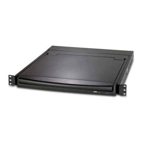 APC LCD Console - KVM console - 17" - rack-mountable - 1280 x 1024 @ 75 Hz - black - 1U - for P / N: AR3103, AR3103SP, AR3106SP, SRT1000RMXLI, SRT1000RMXLI-NC, SRT5KRMXLW-TW - 1