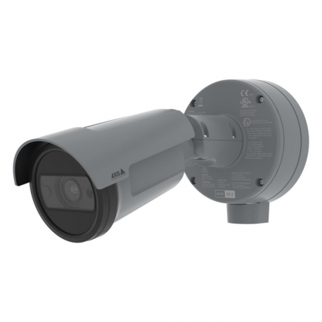AXIS P1468-XLE - Network surveillance camera - bullet - outdoor - vandal  /  weatherproof - colour (Day&Night) - 3840 x 2160 - 4K - vari-focal - audio - wired - MJPEG, H.264, H.265 - PoE Class 3 - TAA Compliant - 0
