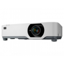 NEC P547UL - 3LCD projector - 5400 lumens - WUXGA (1920 x 1200) - 16:10 - LAN - white