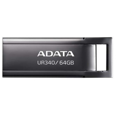 ADATA UR340 - USB flash drive - 64 GB - USB 3.2 Gen 1 - black - 0
