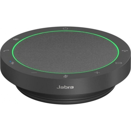 Jabra Speak2 55 MS - Speakerphone hands-free - Bluetooth - wireless, wired - USB-C, USB-A - dark grey - Certified for Microsoft Teams, Microsoft Swift Pair Certified - 0