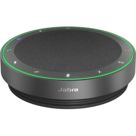 Jabra Speak2 75 UC - Speakerphone hands-free - Bluetooth - wireless, wired - USB-C, USB-A - dark grey - Zoom Certified, Cisco Webex Certified, Certified for Zoom Rooms, Alcatel-Lucent Certified, Avaya Certified, Unify Certified, MFi Certified, Google Meet Certified, Amazon Chime Certified, Google Fast Pair Certified - 0
