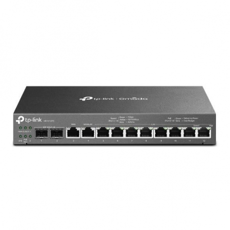 TP-Link Omada ER7212PC V1 - Router 8-port switch - 1GbE - WAN ports: 4 - wall-mountable - 1