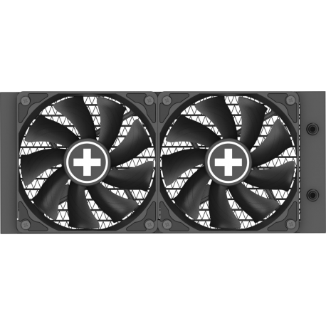 Xilence Performance X Series LQ240PRO - Processor liquid cooling system - (for: LGA1156, LGA1155, LGA2011, LGA1150, LGA1151, AM4, LGA2066, LGA1200, LGA1700, AM5) - copper - 120 mm - black - 1