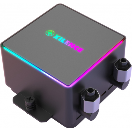 Xilence Performance X Series LQ240PRO - Processor liquid cooling system - (for: LGA1156, LGA1155, LGA2011, LGA1150, LGA1151, AM4, LGA2066, LGA1200, LGA1700, AM5) - copper - 120 mm - black - 5