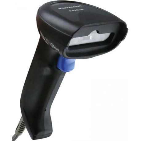 Datalogic QuickScan 2200 Series QD2220 - Barcode scanner - handheld - linear imager - 400 scan  /  sec - decoded - USB - 0