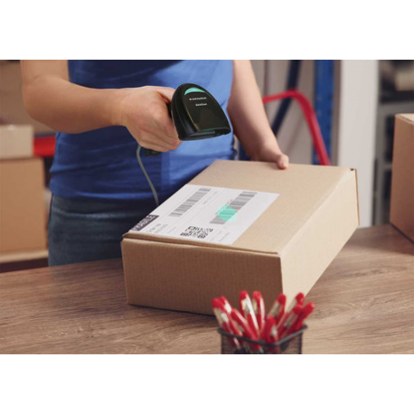 Datalogic QuickScan 2200 Series QD2220 - Barcode scanner - handheld - linear imager - 400 scan  /  sec - decoded - USB - 4