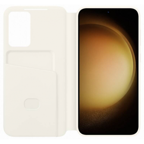 Samsung EF-ZS916 - Flip cover for mobile phone - cream - for Galaxy S23+ - 1