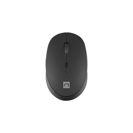 Natec Harrier 2 - Mouse - optical - 4 buttons - wireless - 2.4 GHz, Bluetooth 5.1 - black - 3